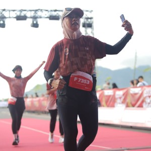 Race photo from KEDIRI HALF MARATHON 2026