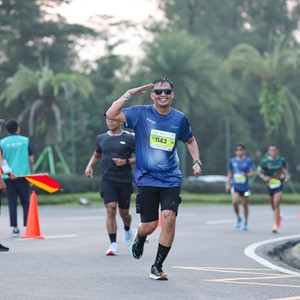 Race photo from BOGORUN 2026