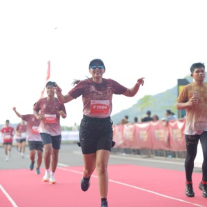 Race photo from KEDIRI HALF MARATHON 2026