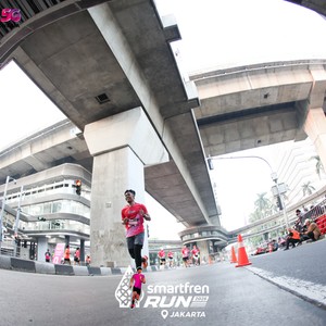 Race photo from SMARTFREN RUN 2026