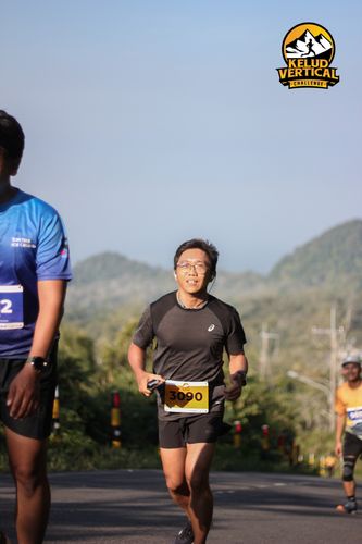 Race photo from Kelud Vertical Challenge 2024