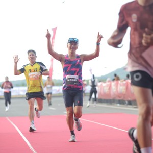 Race photo from KEDIRI HALF MARATHON 2026