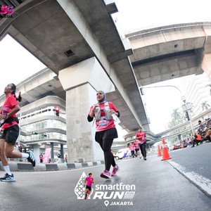 Race photo from SMARTFREN RUN 2026