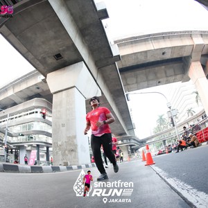 Race photo from SMARTFREN RUN 2026