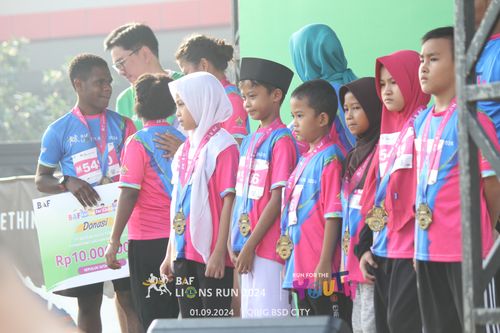 Race photo from BAF LIONS RUN 2024
