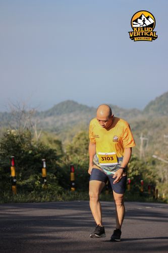 Race photo from Kelud Vertical Challenge 2024