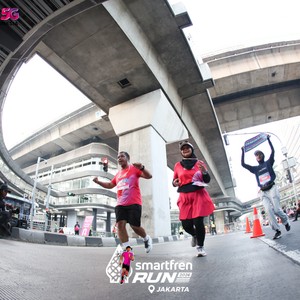 Race photo from SMARTFREN RUN 2026