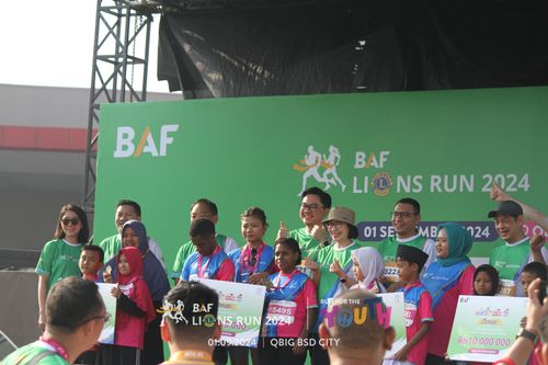 Race photo from BAF LIONS RUN 2024