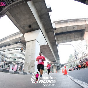 Race photo from SMARTFREN RUN 2026