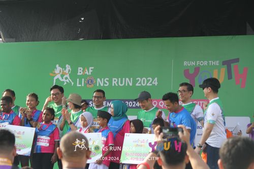 Race photo from BAF LIONS RUN 2024