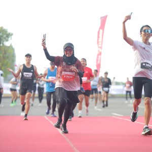 Race photo from KEDIRI HALF MARATHON 2026