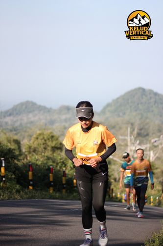 Race photo from Kelud Vertical Challenge 2024
