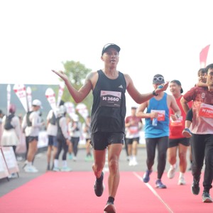 Race photo from KEDIRI HALF MARATHON 2026