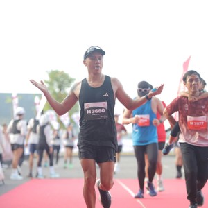 Race photo from KEDIRI HALF MARATHON 2026