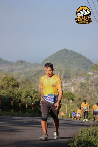 Race photo from Kelud Vertical Challenge 2024