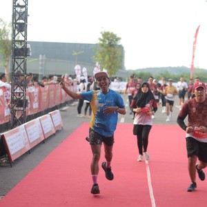 Race photo from KEDIRI HALF MARATHON 2026