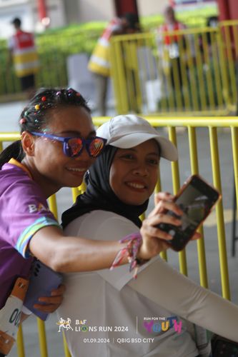 Race photo from BAF LIONS RUN 2024