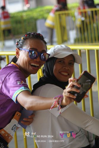 Race photo from BAF LIONS RUN 2024