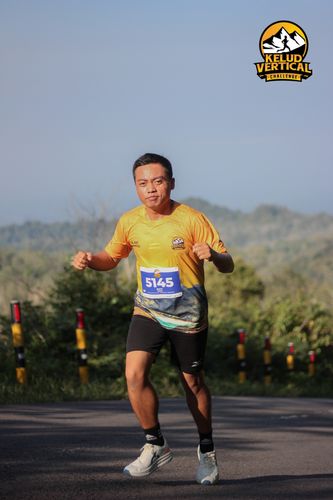 Race photo from Kelud Vertical Challenge 2024