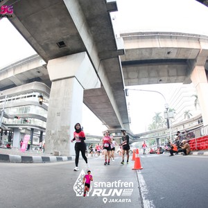 Race photo from SMARTFREN RUN 2026