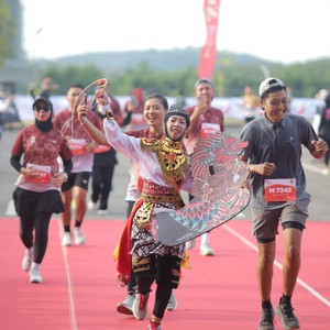 Race photo from KEDIRI HALF MARATHON 2026