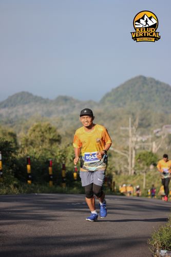 Race photo from Kelud Vertical Challenge 2024