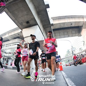 Race photo from SMARTFREN RUN 2026