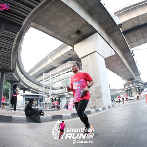 Race photo from SMARTFREN RUN 2026