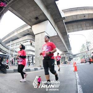 Race photo from SMARTFREN RUN 2026