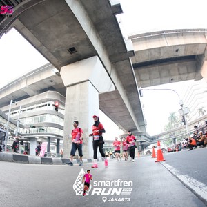 Race photo from SMARTFREN RUN 2026