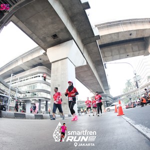 Race photo from SMARTFREN RUN 2026