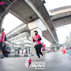 Race photo from SMARTFREN RUN 2026