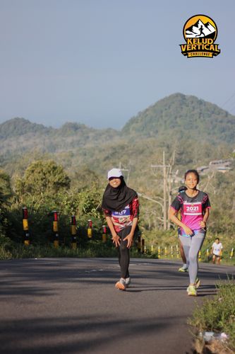 Race photo from Kelud Vertical Challenge 2024