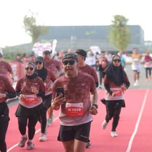 Race photo from KEDIRI HALF MARATHON 2026