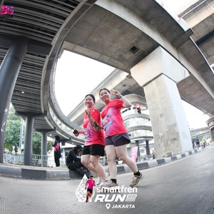 Race photo from SMARTFREN RUN 2026