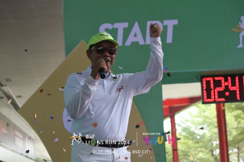 Race photo from BAF LIONS RUN 2024