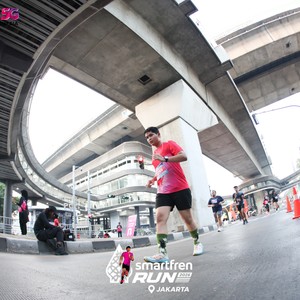Race photo from SMARTFREN RUN 2026