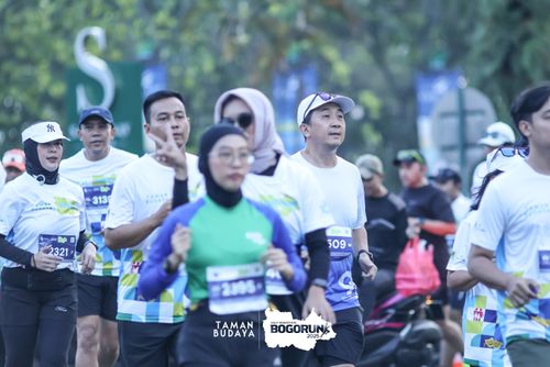 Race photo from Taman Budaya x BOGORUN 2025