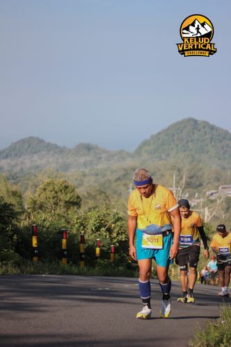 Race photo from Kelud Vertical Challenge 2024