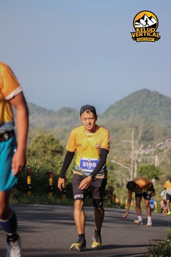 Race photo from Kelud Vertical Challenge 2024