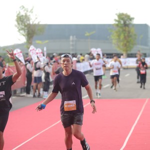 Race photo from KEDIRI HALF MARATHON 2026