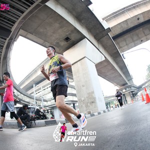 Race photo from SMARTFREN RUN 2026