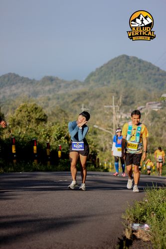 Race photo from Kelud Vertical Challenge 2024