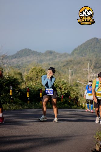 Race photo from Kelud Vertical Challenge 2024