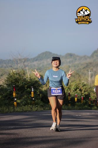 Race photo from Kelud Vertical Challenge 2024