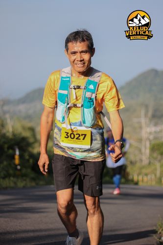 Race photo from Kelud Vertical Challenge 2024