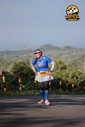 Race photo from Kelud Vertical Challenge 2024