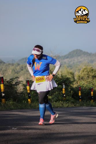 Race photo from Kelud Vertical Challenge 2024