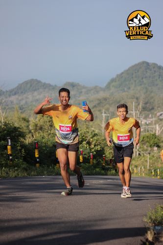 Race photo from Kelud Vertical Challenge 2024