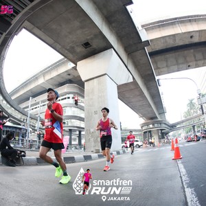 Race photo from SMARTFREN RUN 2026